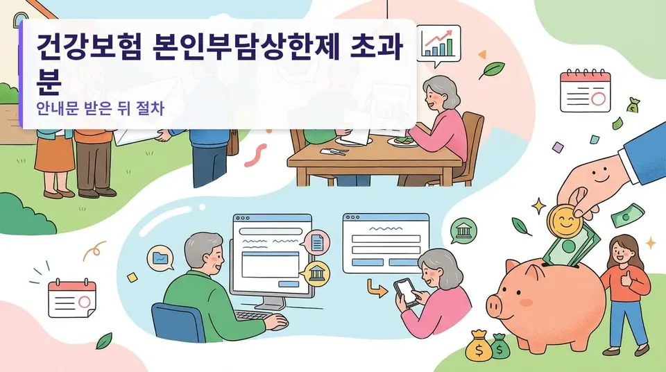 건강보험 본인부담상한제 초과분 환급, 어떻게 신청하나 — 안내문 받은 뒤 절차