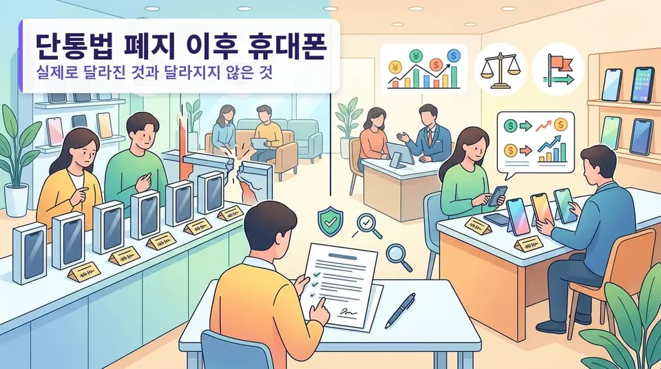 단통법 폐지 이후 휴대폰 지원금, 실제로 달라진 것과 달라지지 않은 것