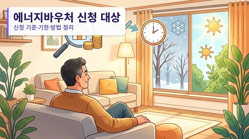 에너지바우처 신청 대상과 사용 기간 총정리