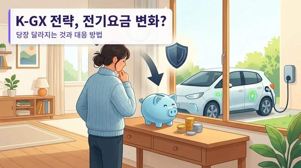 정부 K-GX 전략 발표, 내 전기요금과 자동차에 당장 바뀌는 것이 있나