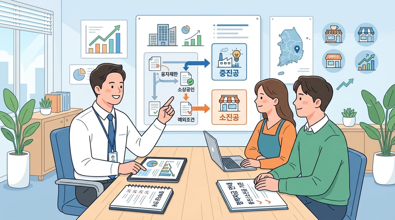 중진공 정책자금, 소상공인도 신청되나 — 소진공과 갈리는 기준